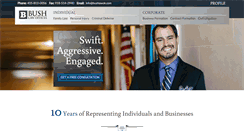 Desktop Screenshot of bushlawok.com