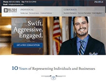 Tablet Screenshot of bushlawok.com